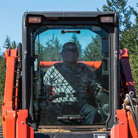 skid steer forestry door